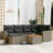 Vidaxl Garden Sofa Set Gray
