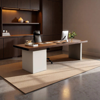 Modern minimalist office desk