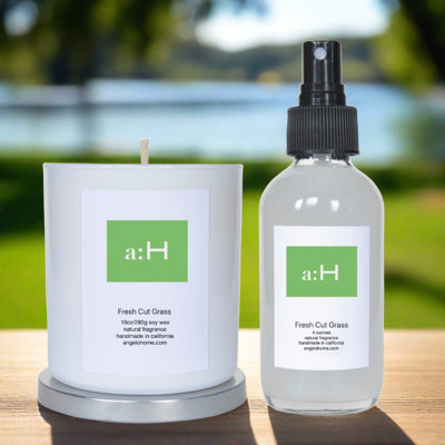 A: H bougie coupe d'herbe fraîche