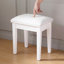 Tabouret de coiffeuse avec coussin et pieds solides