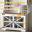 Hall Tree with Bench and Shoe Storage, 4-in-1 Farmhouse Entryway Coat Rack with 7 Coat Hooks & 7 Shoe Cubbies, Hallway Shoe Bench with Storage, 42" W x 15.7" D x 77" H, White