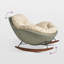 Chaise berçante décontractée moderne Home Home