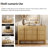 Adora Modern Dresser TV Stand For Tvs Up To 100 Inch, Cruved Entertainment Center, Wood TV Console With Storage For Living Room-1639384424
