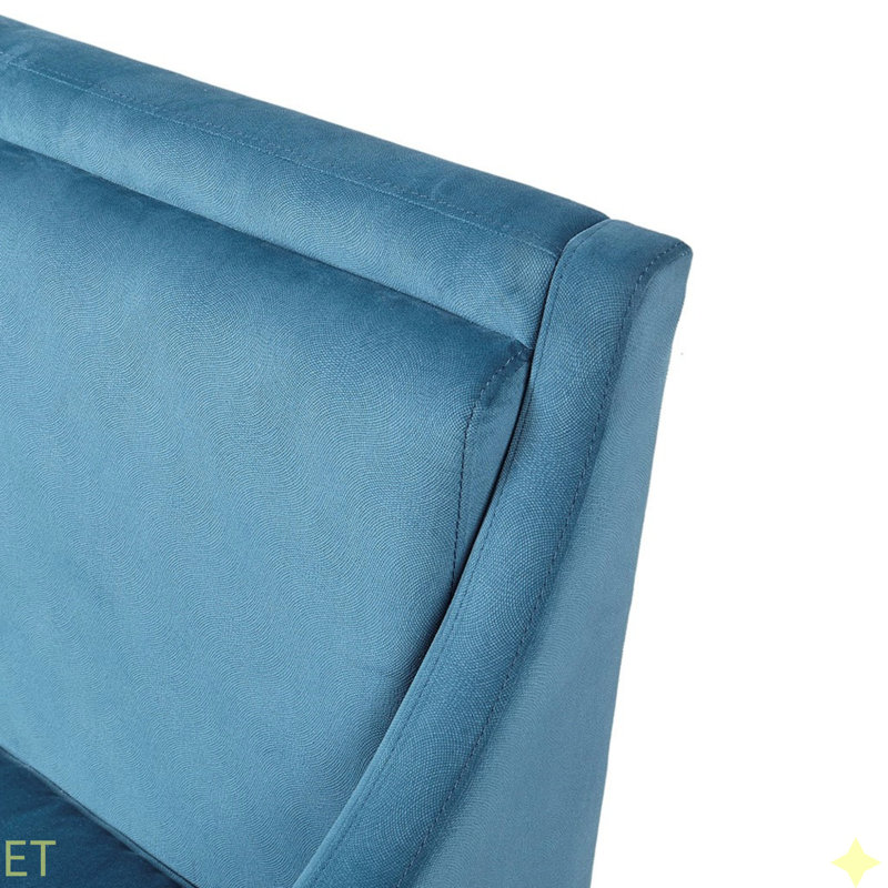 Anna Arm Accent Chair, Blue