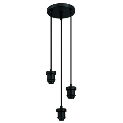 Luminaire suspendu en pot à 3 lumières