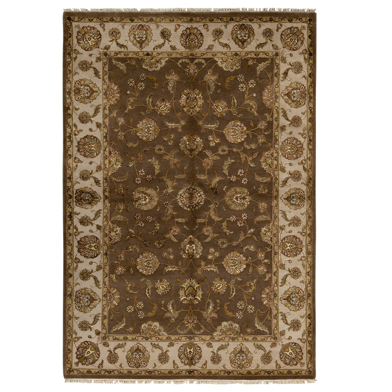 Oriental Area Rug in Brown/Camel