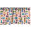 Multicolore lot de 2 décorations pour chat Ambesonne