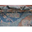 Tapis géométrique bleu Oushak 9 x 12