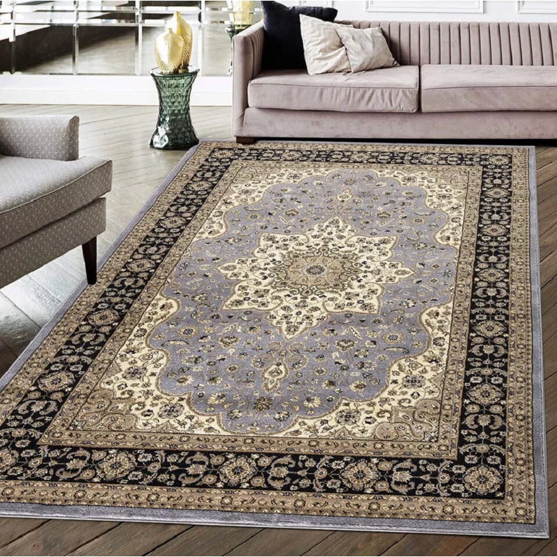 Geometric Indoor / Outdoor Area Rug, Rectangle 60 x 110 cm