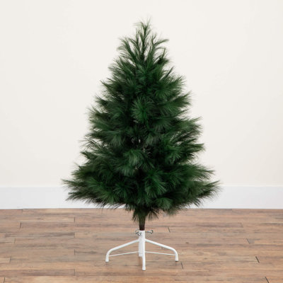 Artificial Green Pampas Grass Christmas Tree