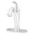 Patience Single-Hole Bathroom Faucet with Drain Assembly-27853653