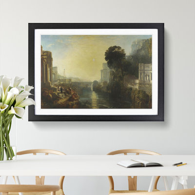 Dido Building Carthage by Joseph Mallord William Turner - Framed Print