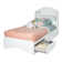 Tiara Twin Bookcase Headboard