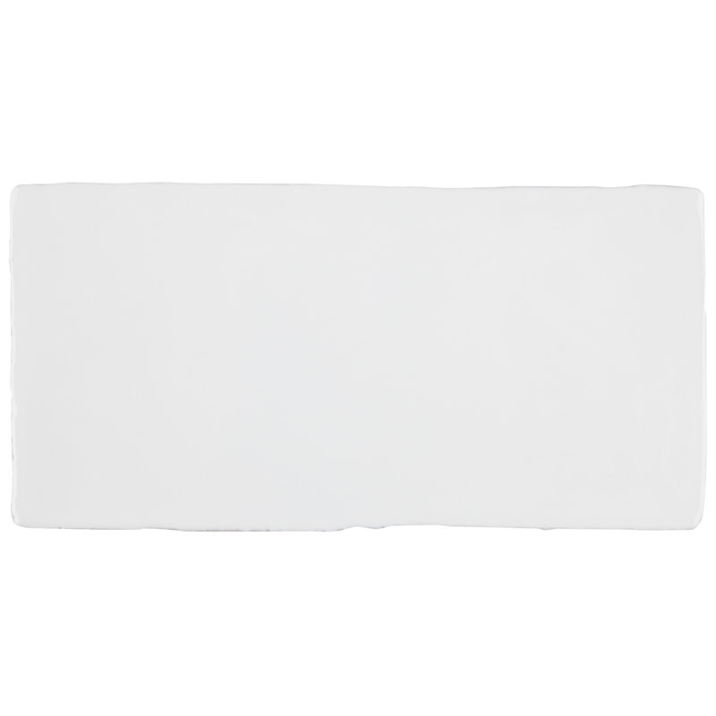 Carreau de céramique murale blanc 3 "x 6" Chester