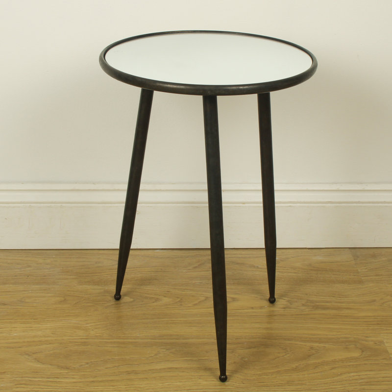 Rambler Glass Top End Table