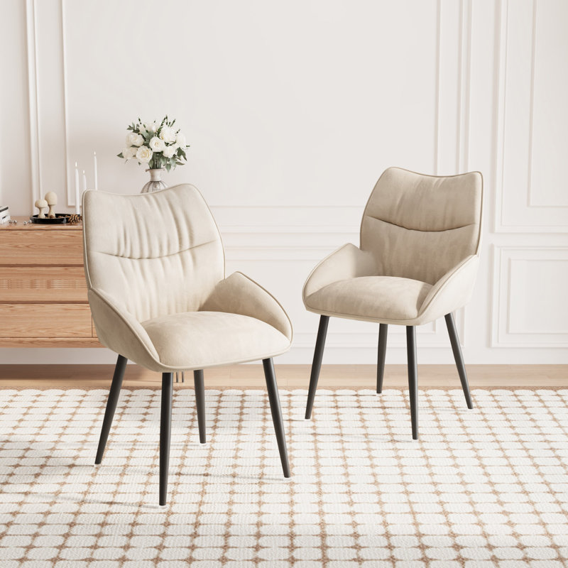 Ensemble de chaises de salle à manger Luxury, Gris, 2