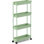Slim Rolling Storage Cart 4 Tier Bathroom Organizer ...