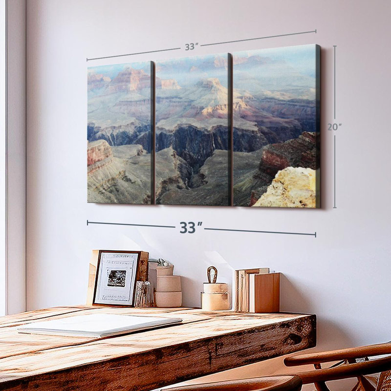 «Grand Canyon Arizona» sur toile, H 20 po x l 33 po x P 1,25 po