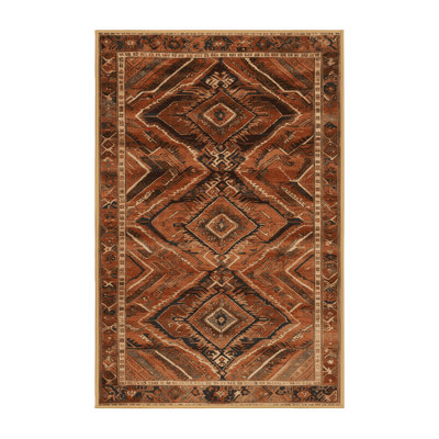 Tapis brun lavable à la machine