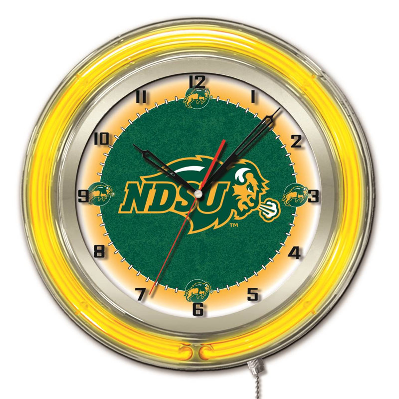 Horloge murale 19 po NCAA, North Dakota State Bison