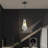 Glass Teardrop Pendant Light-1331326426