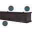 Floating Wood Fireplace Mantel Shelf - 100% Hardwood Oak Shelf For Hanging Above Fireplaces-70394544-91587591