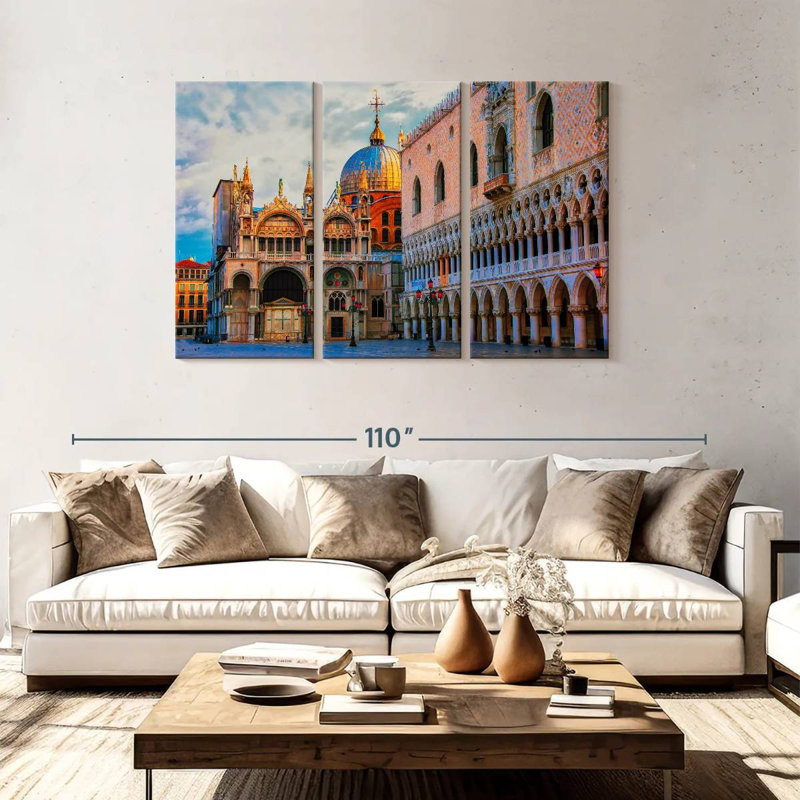 Sebbie Saint Mark's Square, 48" H x 74" W
