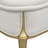 Scotts Square Chenille Accent Bench - Light Champagne