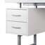 Bureau d'écriture moderne avec 3 tiroirs Credenza