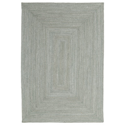 Tapis d'intérieur en polyester tressé à la main Layla