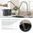Senlesen Pull Out Kitchen Faucet with Soap Dispenser-99927371