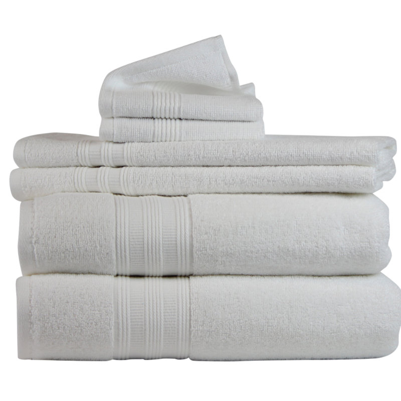 100% Cotton Midweight Mulit-Size Set, White