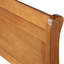 Et lit plateforme simple en bois avec tête de lit et - Convient au matelas, facile à assembler, sans sommier tapissier, taille simple requise, à assembler,
