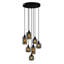 Luminaire suspendu grappe 7 lumières Pixley
