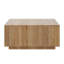 Table basse 33 po carrée avec 4 tiroirs de rangement-645718537