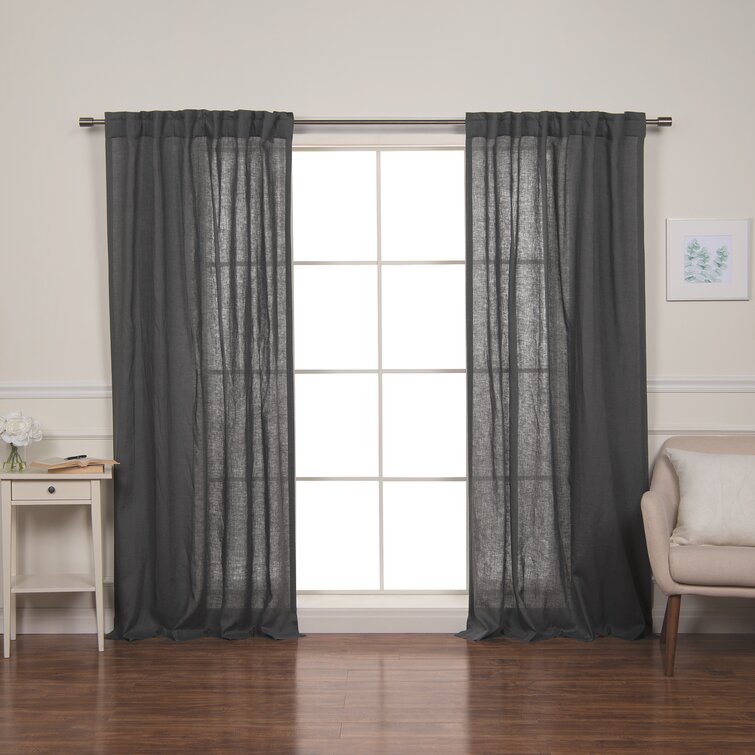 Gwen Semi-Sheer Linen Curtain