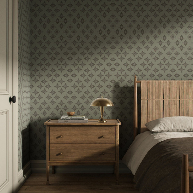 Conspectus Wallpaper by Getty Images, Conspectus Olive I, 12"x8"