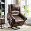 Faux Leather Heated Massage Chair