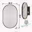 Metal Oval Mirror-2109902209