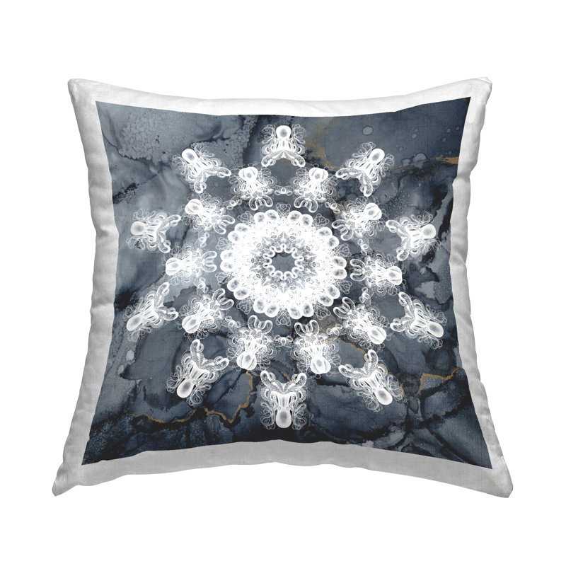 Coussin décoratif en polyester géométrique
