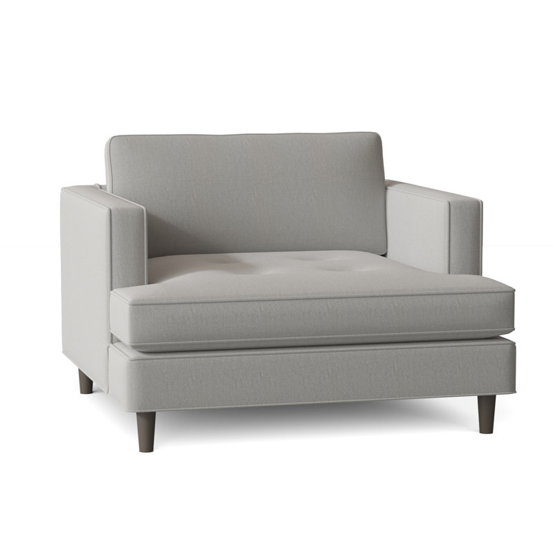Upholstered Armchair, Gypsy Vapor Performance Microfiber