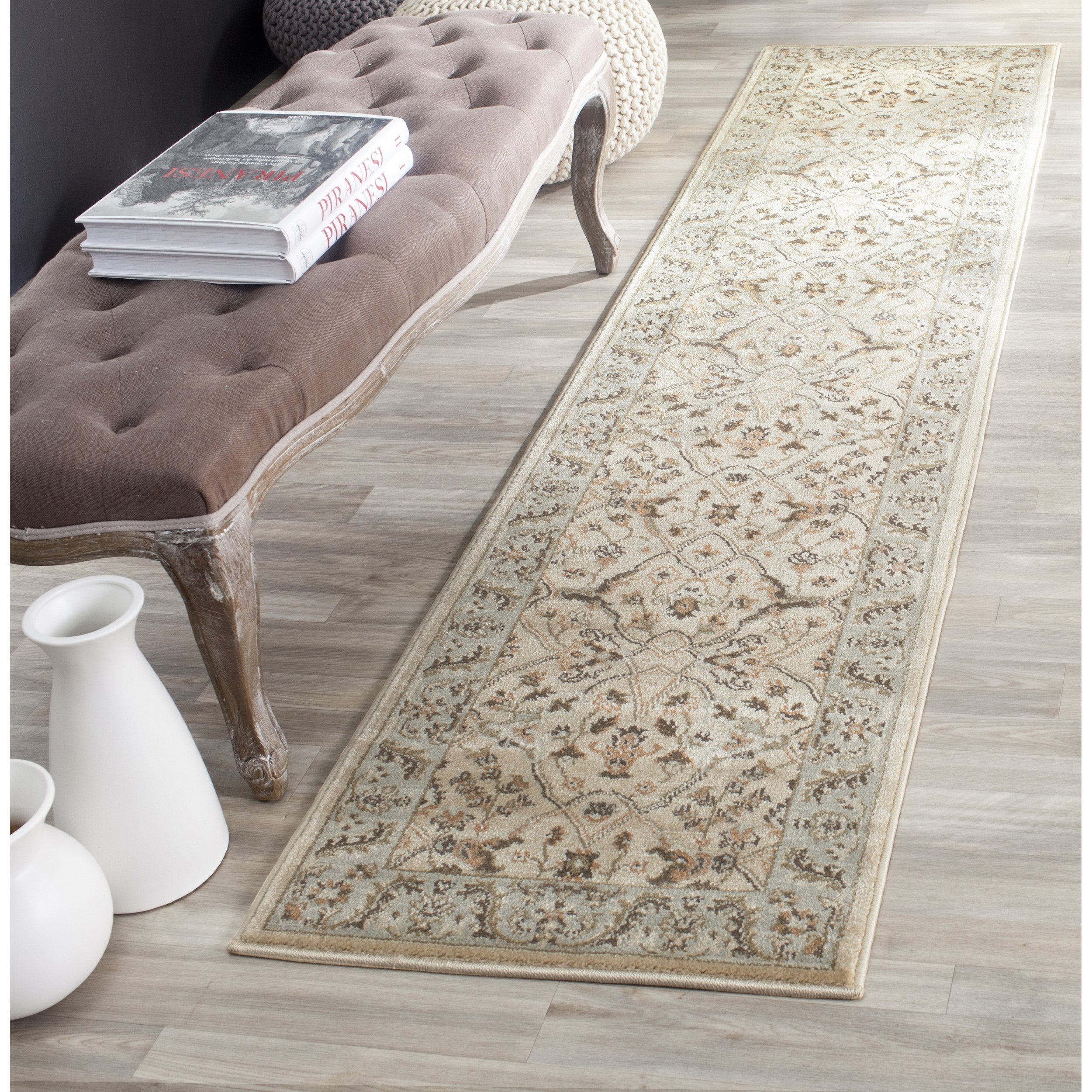 Charlton Home Lavelle Ivory/Grey Area Rug - Wayfair Canada