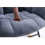 Fauteuil à bascule rembourré et rembourré Modern-1654370314