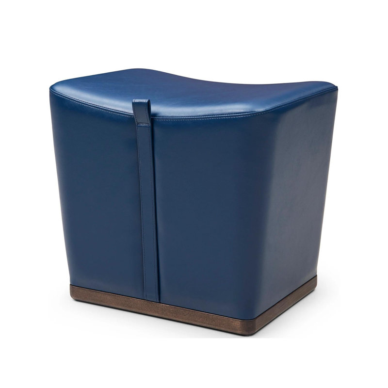 Tabouret d'appoint Tangela, Bleu