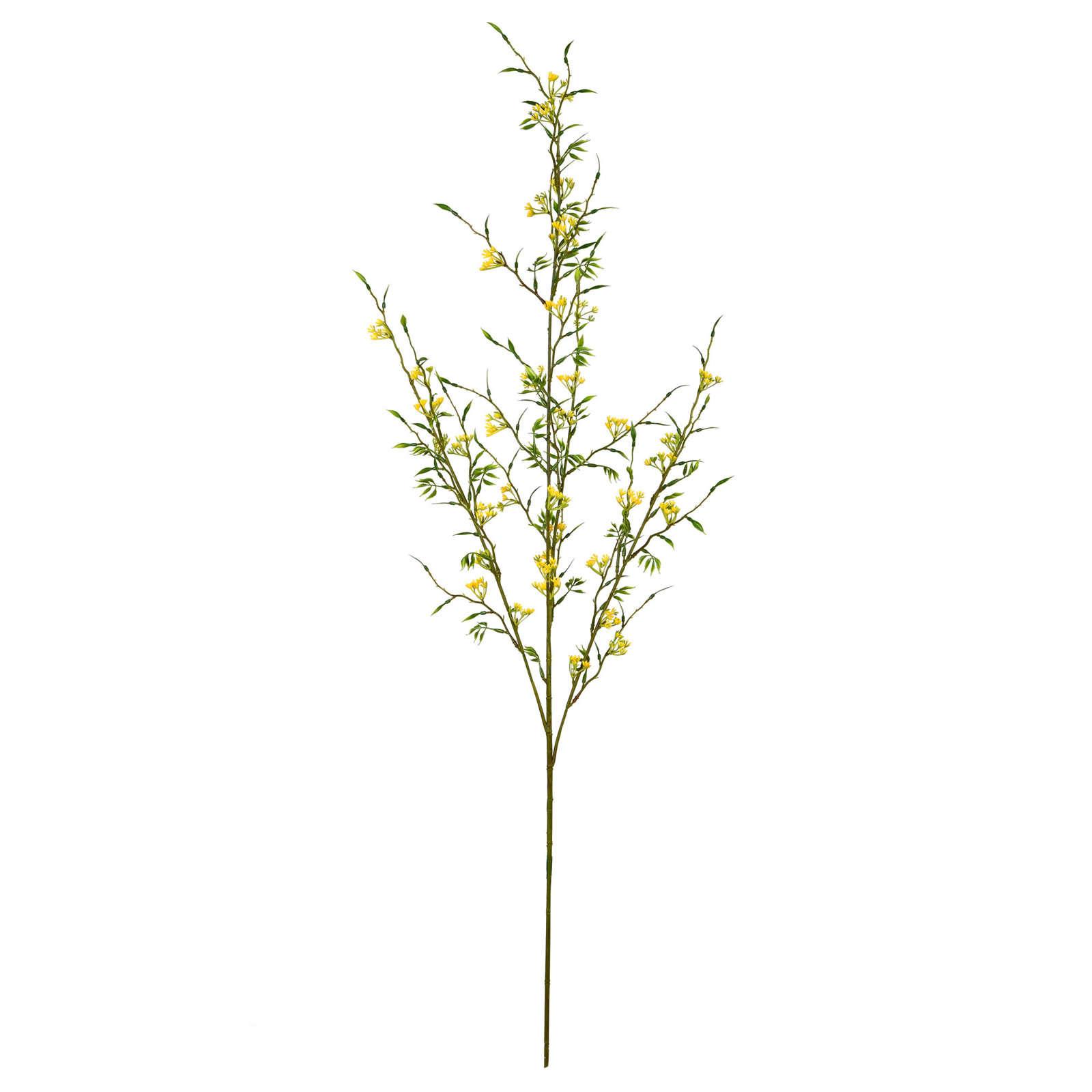 Artificial Mini Wild Flower Spray, Yellow