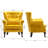 Kimmie Upholstered Club Chair-1879250572