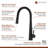 mondawe Pull Down Kitchen Faucet-71097873