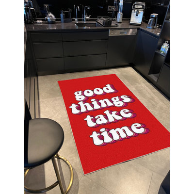 Tapis texturé Good Good Take Time