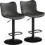 Barabo Swivel Upholstered Adjustable Height Counter Stool-640281126