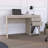Ibare Two Drawer Computer Desk, One Lower Shelf -Light Gray-1066057246